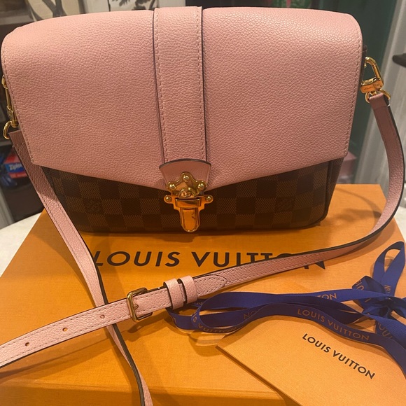 Louis Vuitton Handbags - Beautiful Louis Vuitton Clapton Magnolia Damier Ebene grained calfskin Crossbody